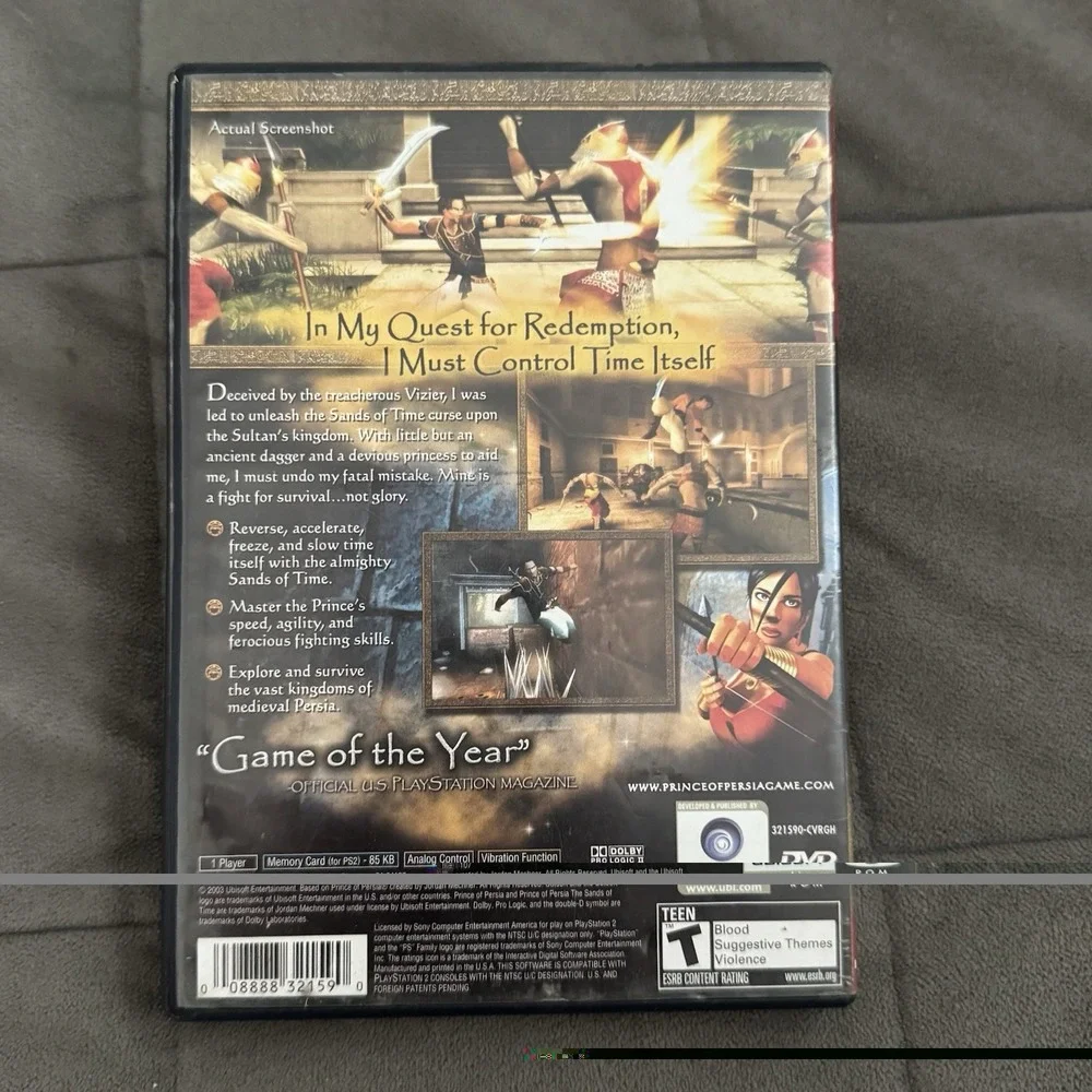 PS2 Prince of Persia The Sands of Time & The Two Thrones CIB PlayStation 2 Games